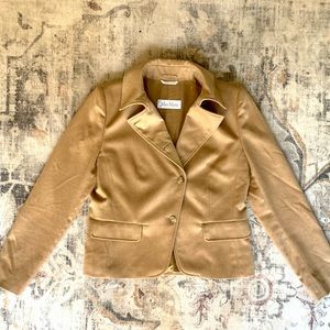 MaxMara Camelhair Blazer Sz 10